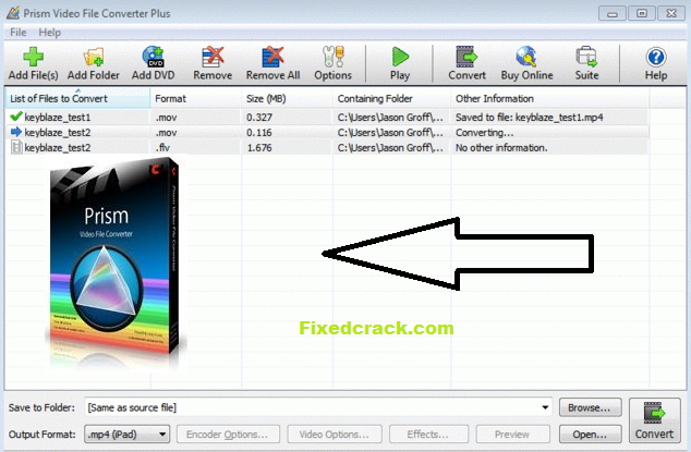 Prism converter free