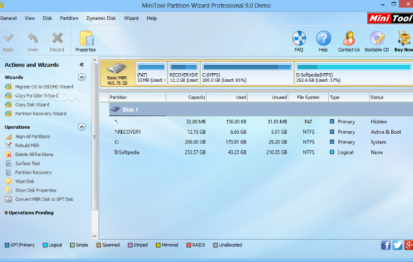 MiniTool Partition Wizard